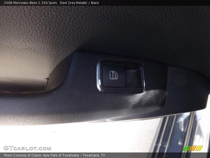 Steel Grey Metallic / Black 2008 Mercedes-Benz C 300 Sport