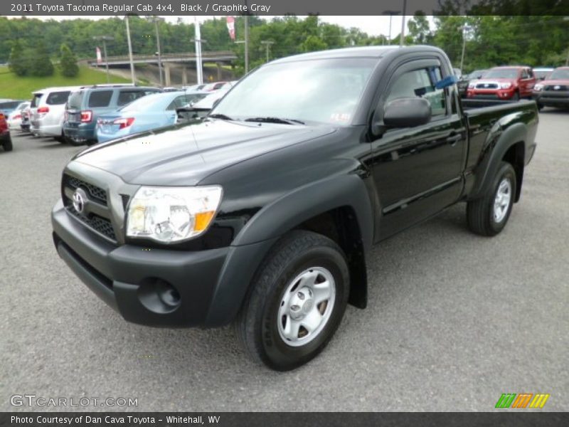 Black / Graphite Gray 2011 Toyota Tacoma Regular Cab 4x4