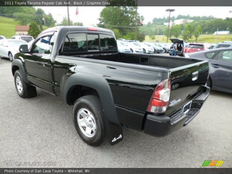 Black / Graphite Gray 2011 Toyota Tacoma Regular Cab 4x4