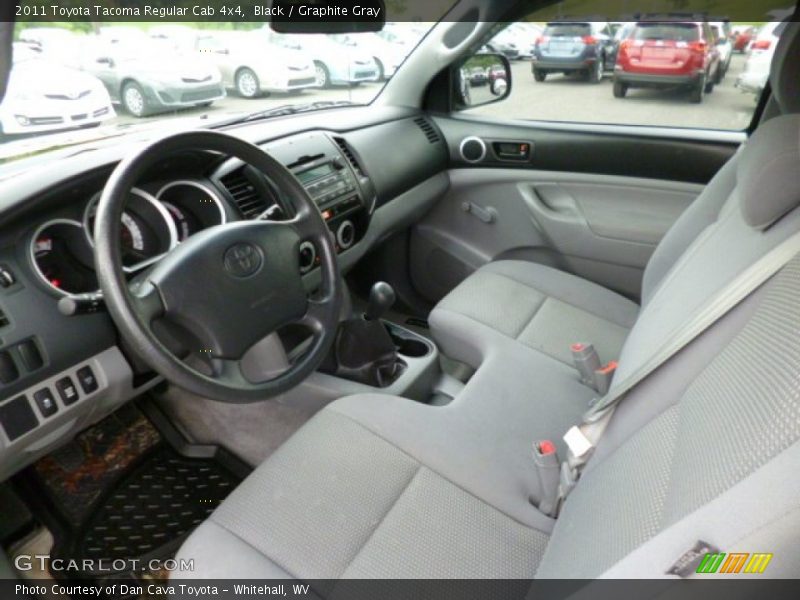 Black / Graphite Gray 2011 Toyota Tacoma Regular Cab 4x4