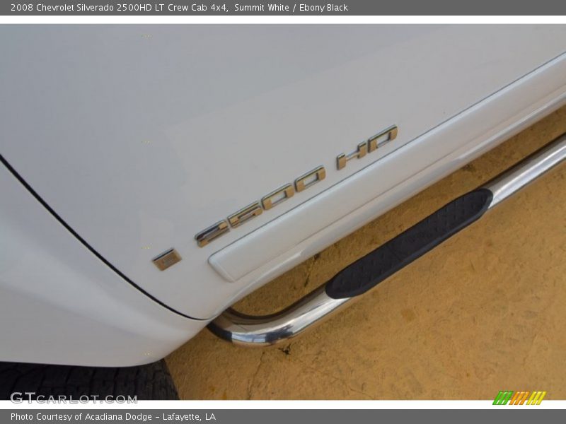 Summit White / Ebony Black 2008 Chevrolet Silverado 2500HD LT Crew Cab 4x4
