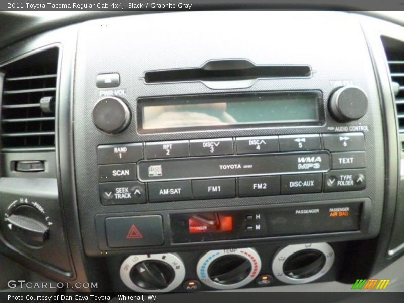 Black / Graphite Gray 2011 Toyota Tacoma Regular Cab 4x4