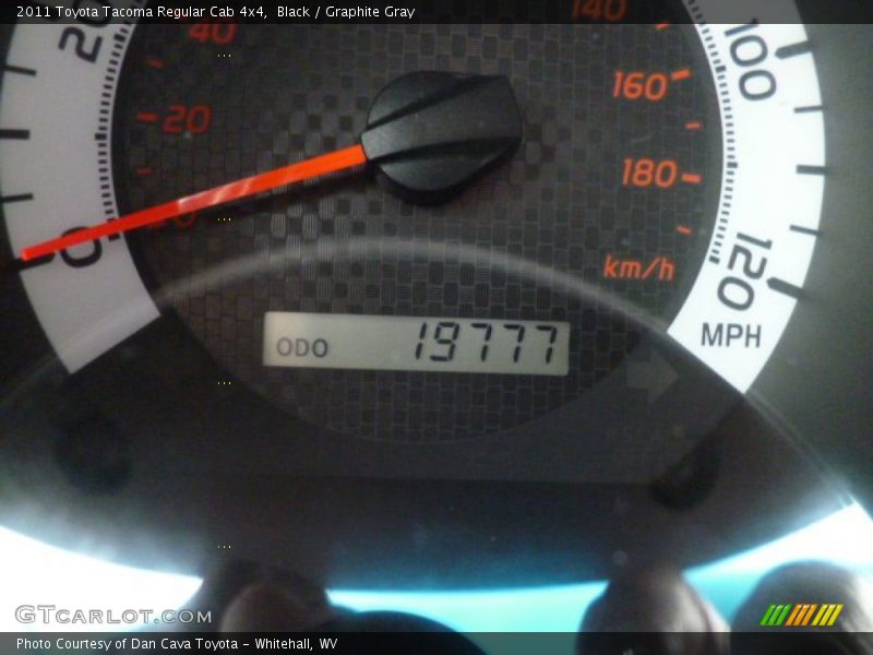 Black / Graphite Gray 2011 Toyota Tacoma Regular Cab 4x4