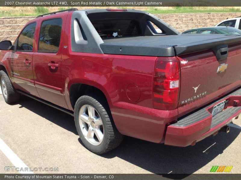 Sport Red Metallic / Dark Cashmere/Light Cashmere 2007 Chevrolet Avalanche LTZ 4WD