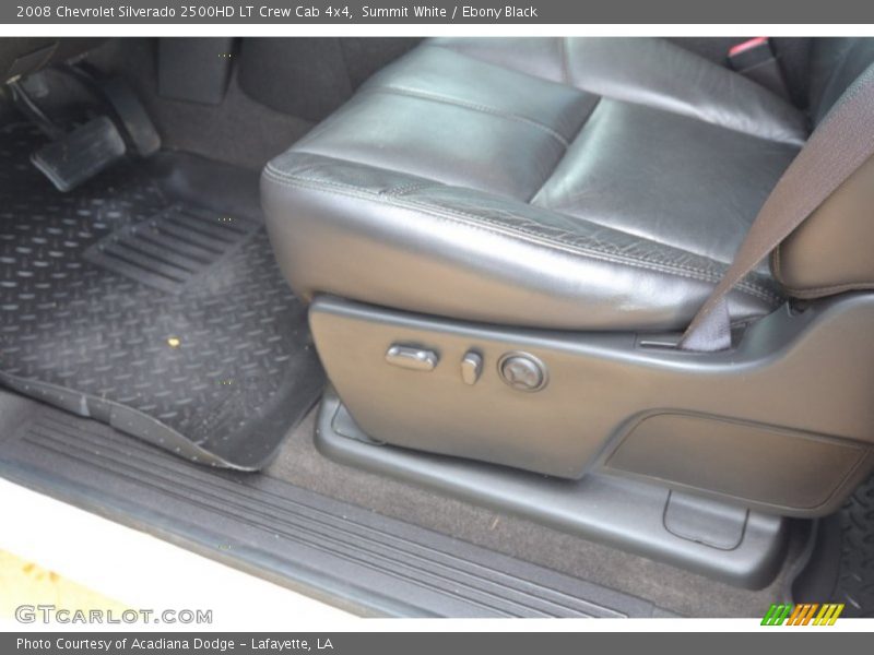 Summit White / Ebony Black 2008 Chevrolet Silverado 2500HD LT Crew Cab 4x4