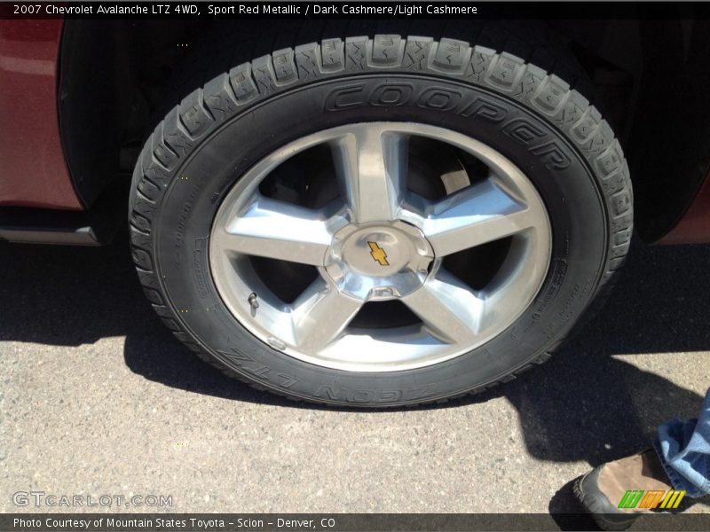 Sport Red Metallic / Dark Cashmere/Light Cashmere 2007 Chevrolet Avalanche LTZ 4WD