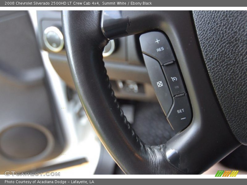Summit White / Ebony Black 2008 Chevrolet Silverado 2500HD LT Crew Cab 4x4