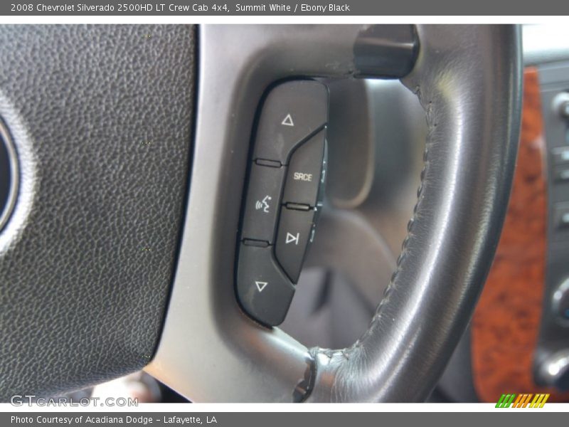Summit White / Ebony Black 2008 Chevrolet Silverado 2500HD LT Crew Cab 4x4