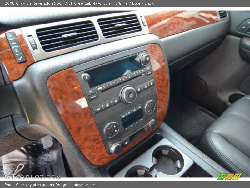 Summit White / Ebony Black 2008 Chevrolet Silverado 2500HD LT Crew Cab 4x4