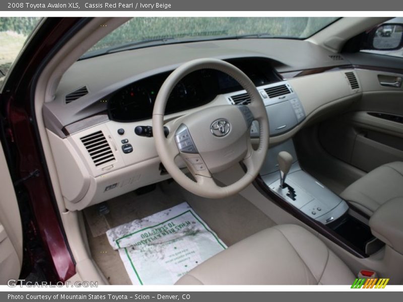 Cassis Red Pearl / Ivory Beige 2008 Toyota Avalon XLS