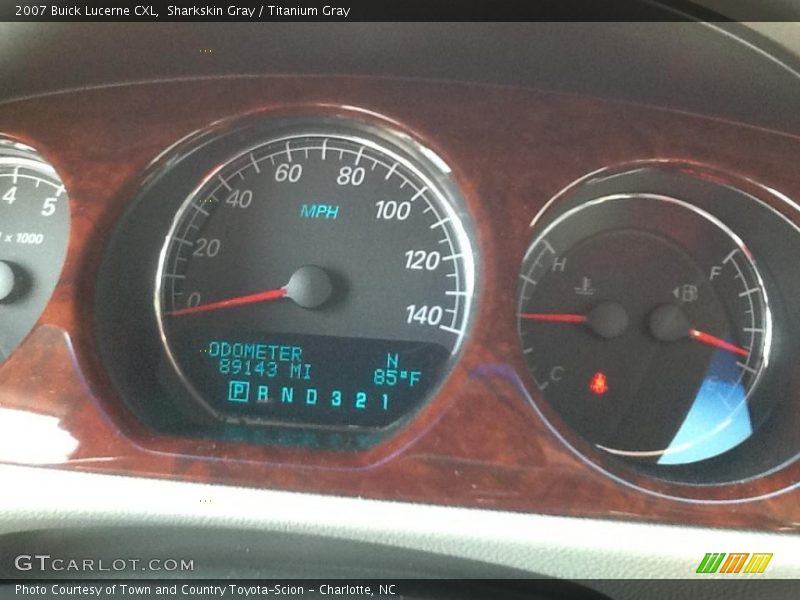 Sharkskin Gray / Titanium Gray 2007 Buick Lucerne CXL