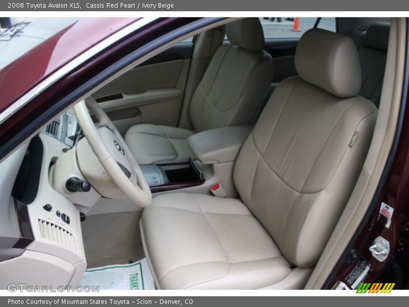 Cassis Red Pearl / Ivory Beige 2008 Toyota Avalon XLS
