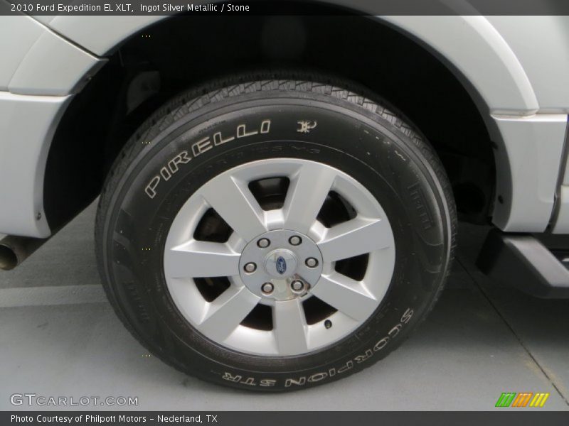 Ingot Silver Metallic / Stone 2010 Ford Expedition EL XLT