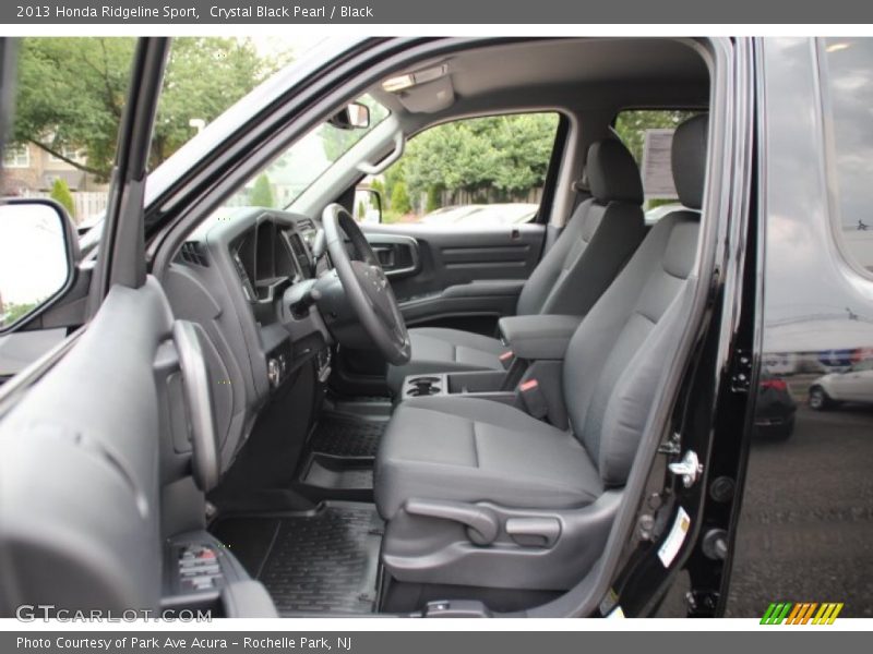 Front Seat of 2013 Ridgeline Sport