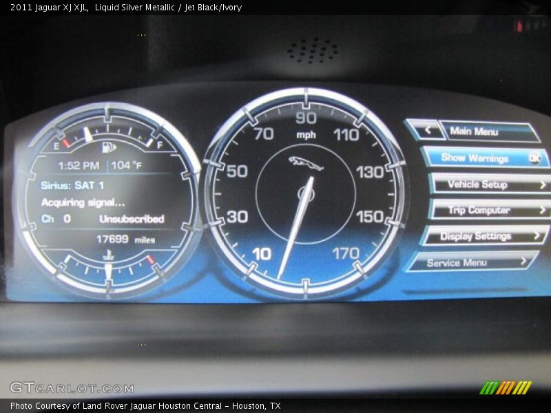  2011 XJ XJL XJL Gauges