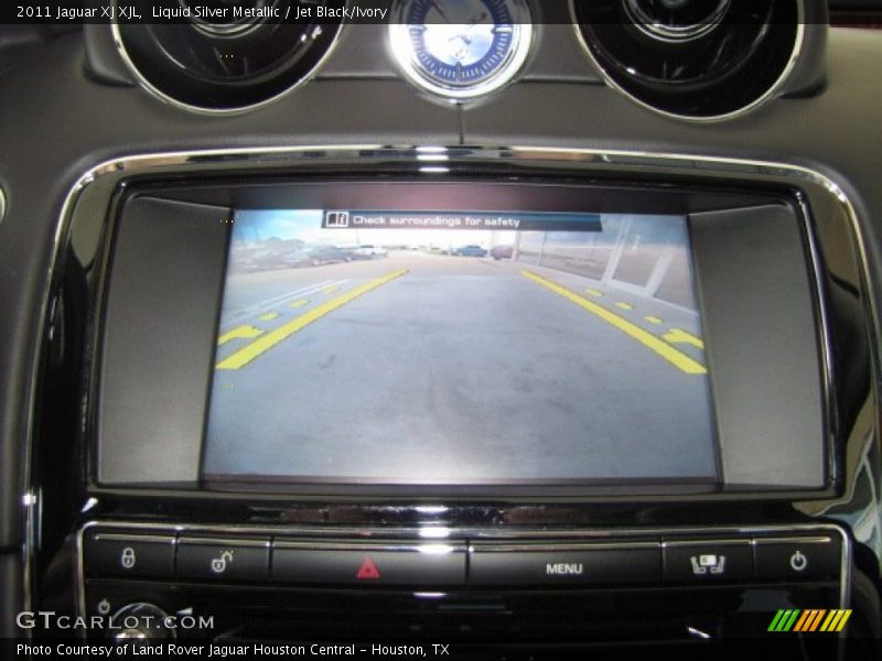 Liquid Silver Metallic / Jet Black/Ivory 2011 Jaguar XJ XJL