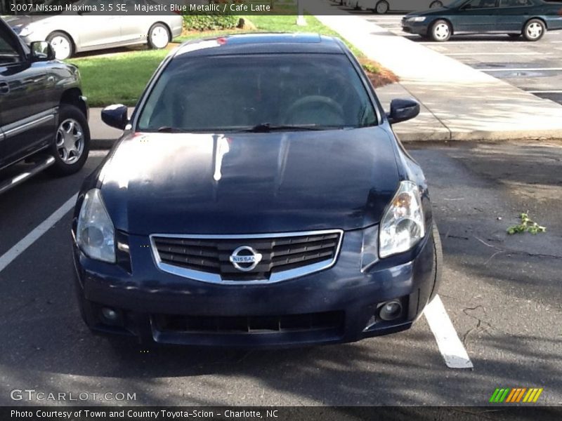 Majestic Blue Metallic / Cafe Latte 2007 Nissan Maxima 3.5 SE