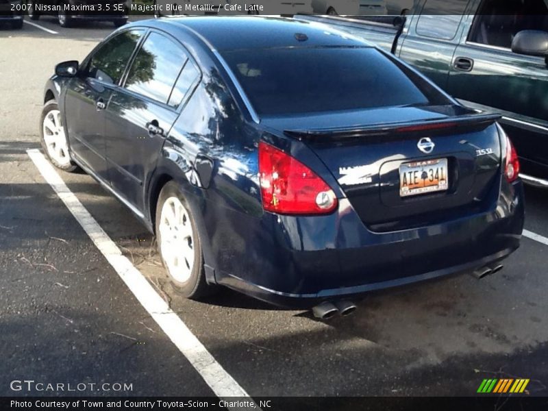 Majestic Blue Metallic / Cafe Latte 2007 Nissan Maxima 3.5 SE