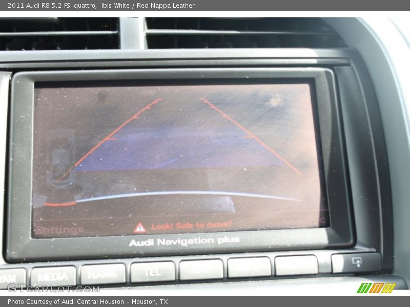 Ibis White / Red Nappa Leather 2011 Audi R8 5.2 FSI quattro