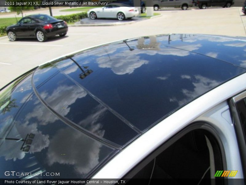 Liquid Silver Metallic / Jet Black/Ivory 2011 Jaguar XJ XJL