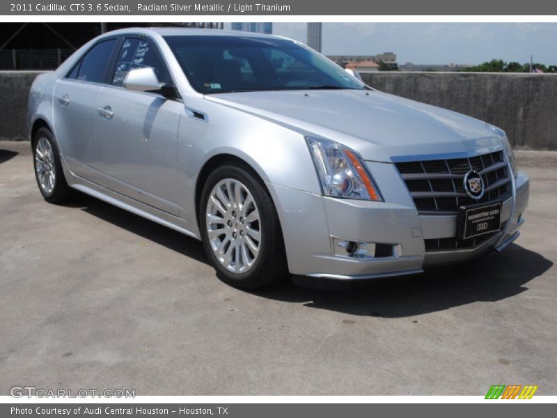 Radiant Silver Metallic / Light Titanium 2011 Cadillac CTS 3.6 Sedan