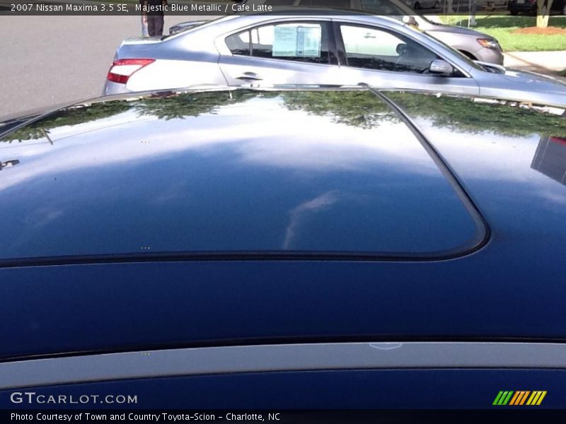 Majestic Blue Metallic / Cafe Latte 2007 Nissan Maxima 3.5 SE