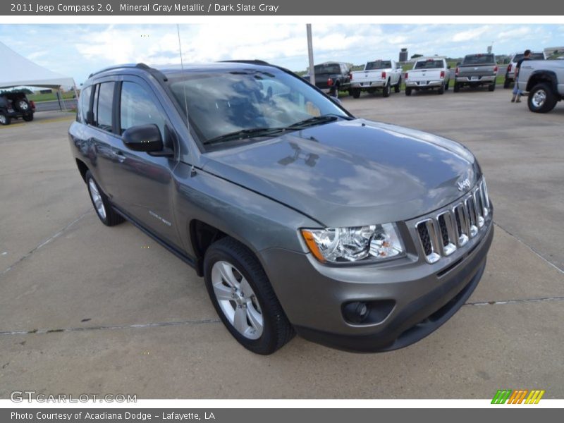 Mineral Gray Metallic / Dark Slate Gray 2011 Jeep Compass 2.0