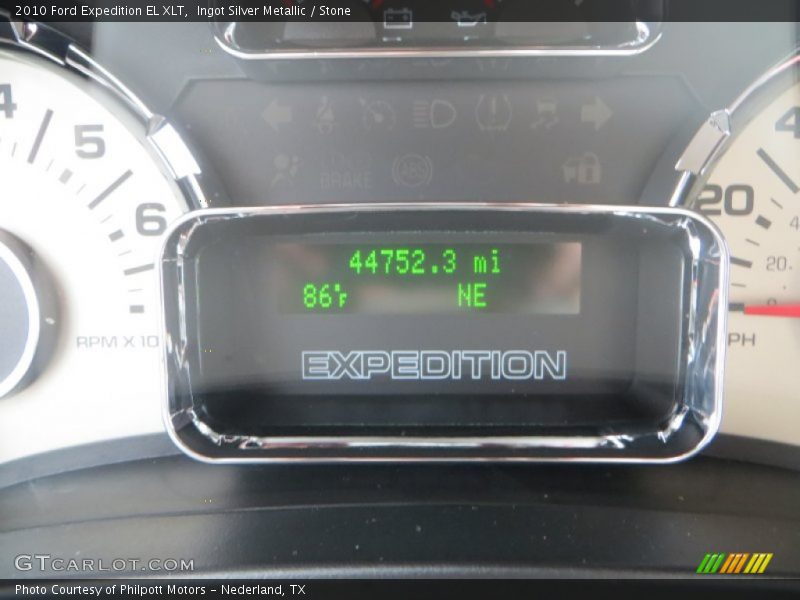 Ingot Silver Metallic / Stone 2010 Ford Expedition EL XLT