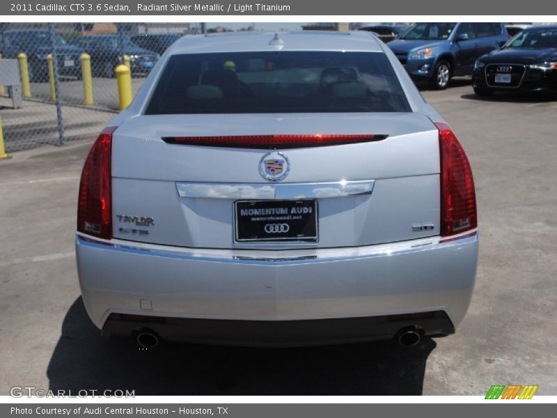 Radiant Silver Metallic / Light Titanium 2011 Cadillac CTS 3.6 Sedan
