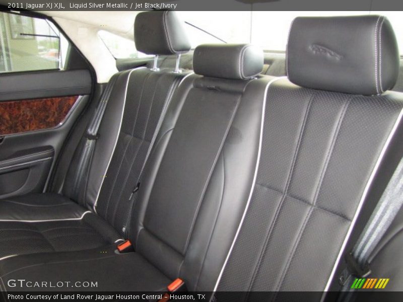 Liquid Silver Metallic / Jet Black/Ivory 2011 Jaguar XJ XJL