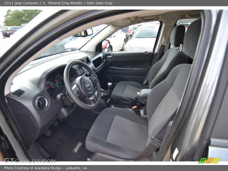 Mineral Gray Metallic / Dark Slate Gray 2011 Jeep Compass 2.0