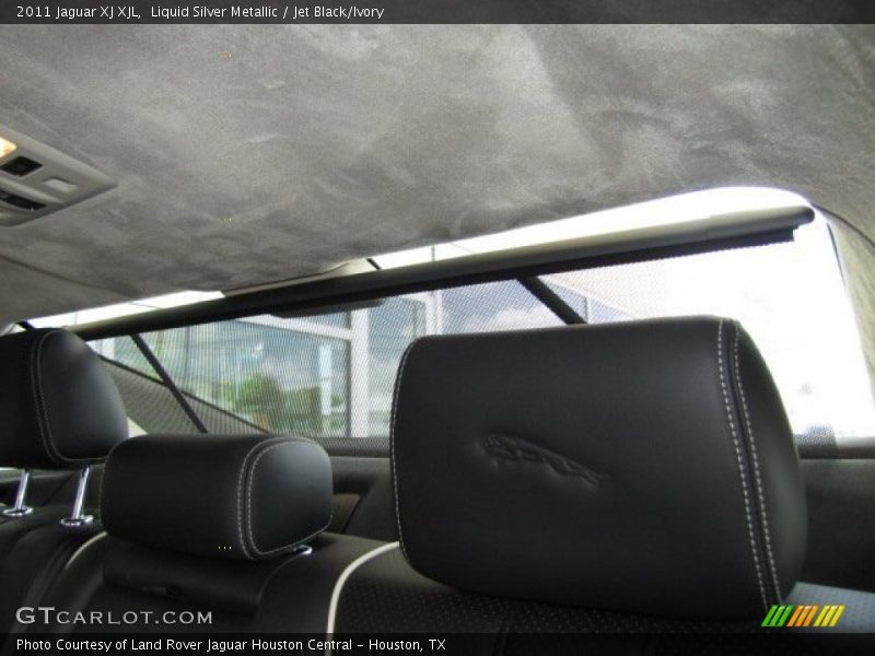 Liquid Silver Metallic / Jet Black/Ivory 2011 Jaguar XJ XJL
