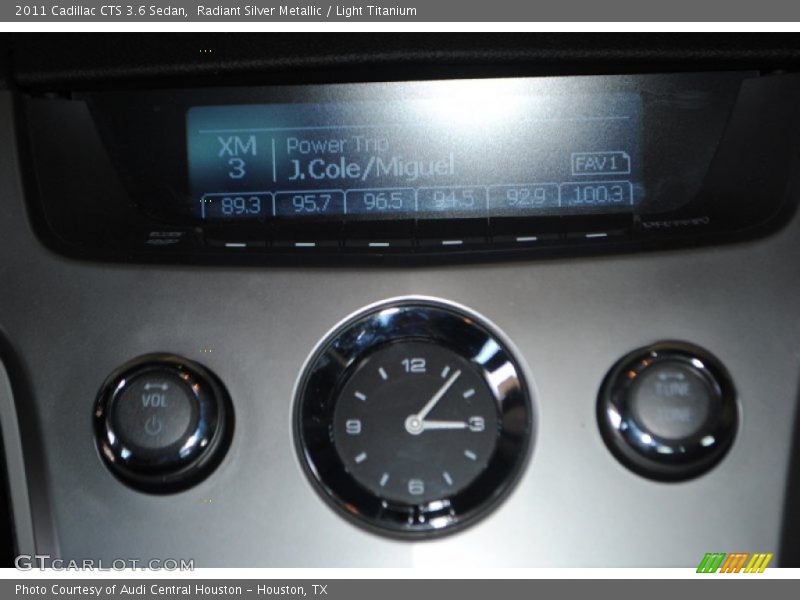 Radiant Silver Metallic / Light Titanium 2011 Cadillac CTS 3.6 Sedan