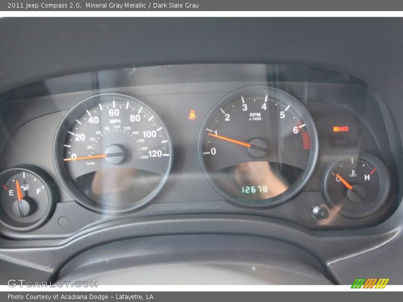 Mineral Gray Metallic / Dark Slate Gray 2011 Jeep Compass 2.0