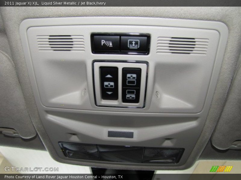 Liquid Silver Metallic / Jet Black/Ivory 2011 Jaguar XJ XJL