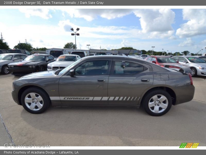 Dark Titanium Metallic / Dark Slate Gray 2008 Dodge Charger SE