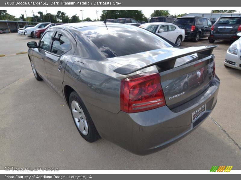 Dark Titanium Metallic / Dark Slate Gray 2008 Dodge Charger SE