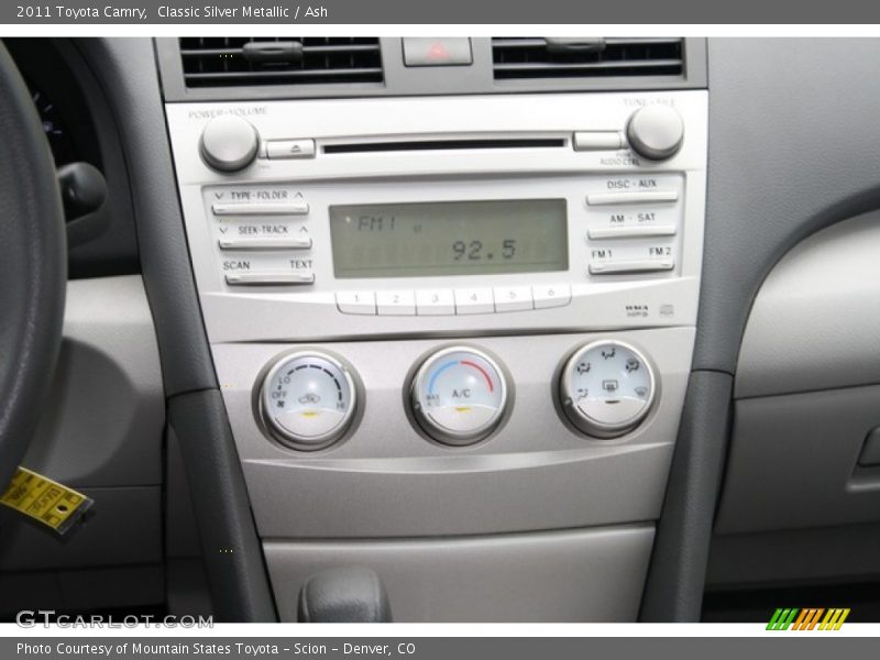 Classic Silver Metallic / Ash 2011 Toyota Camry
