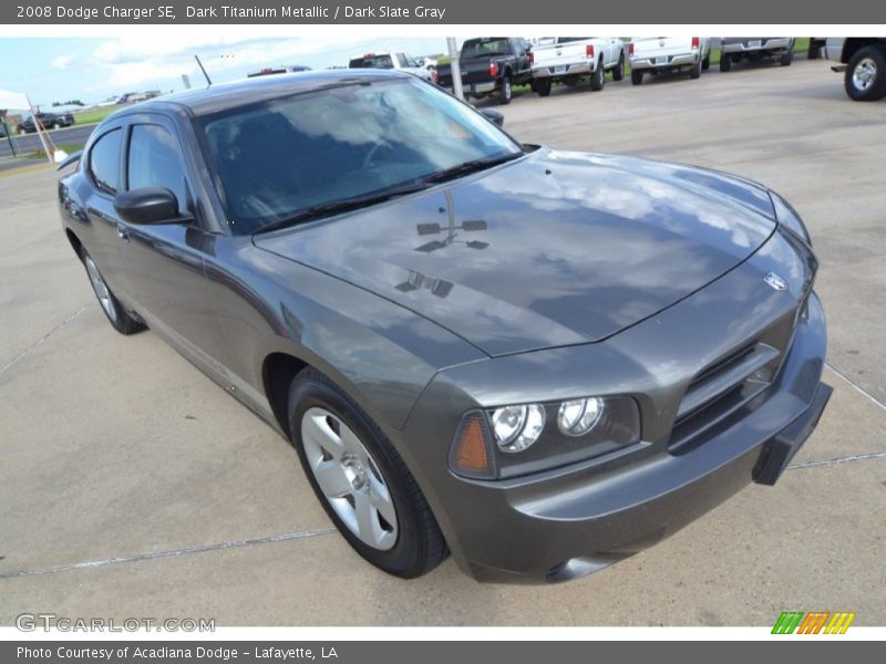 Dark Titanium Metallic / Dark Slate Gray 2008 Dodge Charger SE