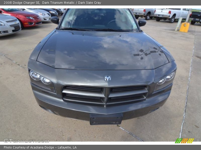 Dark Titanium Metallic / Dark Slate Gray 2008 Dodge Charger SE