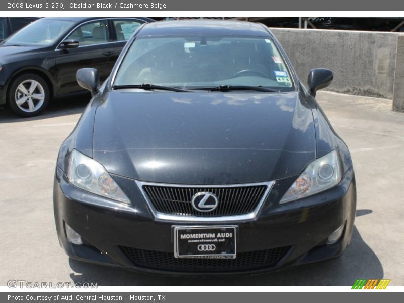 Obsidian Black / Cashmere Beige 2008 Lexus IS 250