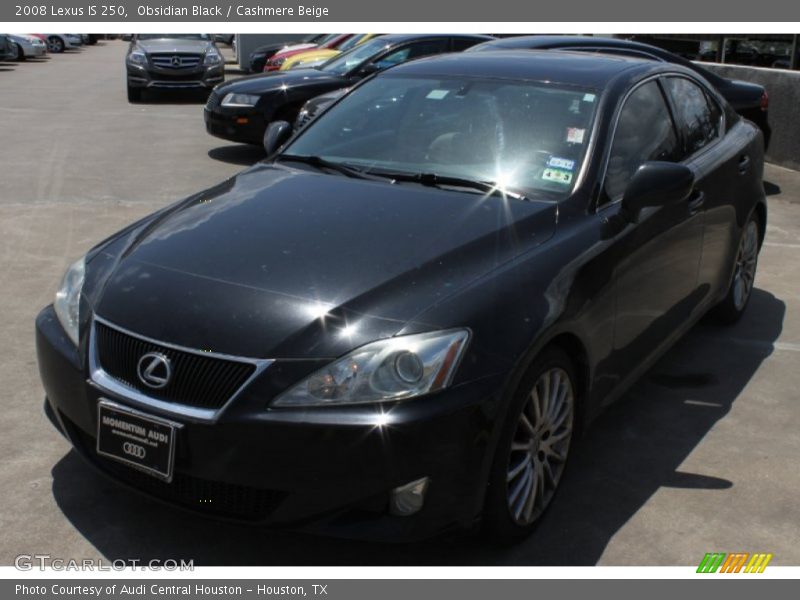 Obsidian Black / Cashmere Beige 2008 Lexus IS 250