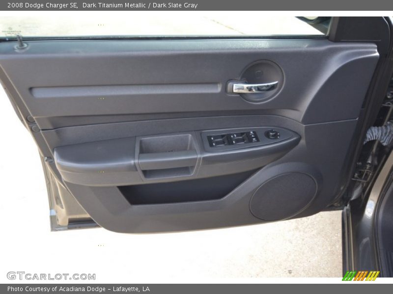 Dark Titanium Metallic / Dark Slate Gray 2008 Dodge Charger SE