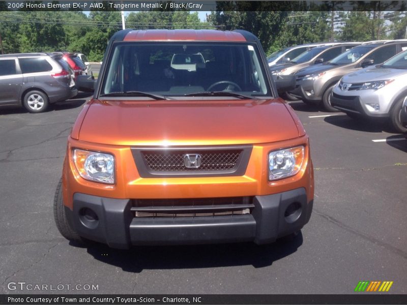 Tangerine Metallic / Black/Gray 2006 Honda Element EX-P AWD