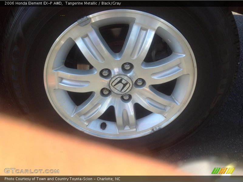 Tangerine Metallic / Black/Gray 2006 Honda Element EX-P AWD