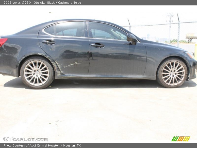 Obsidian Black / Cashmere Beige 2008 Lexus IS 250