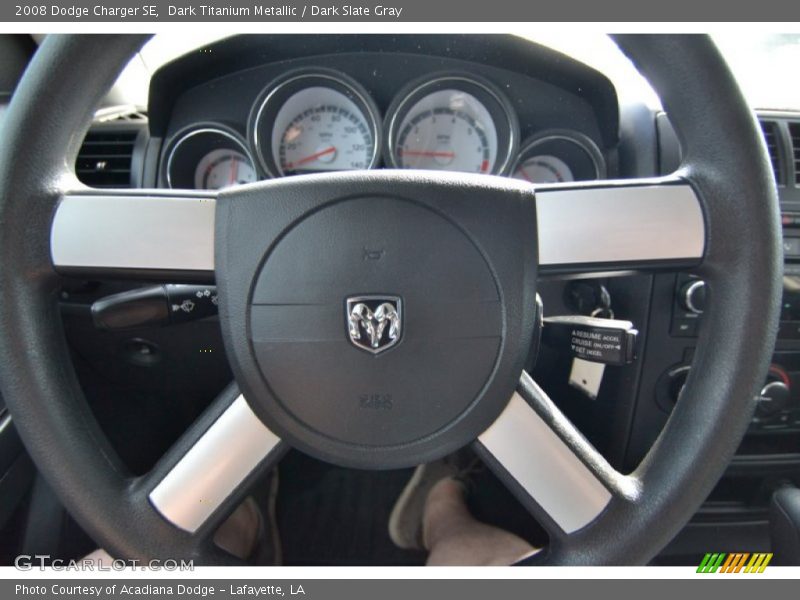 Dark Titanium Metallic / Dark Slate Gray 2008 Dodge Charger SE