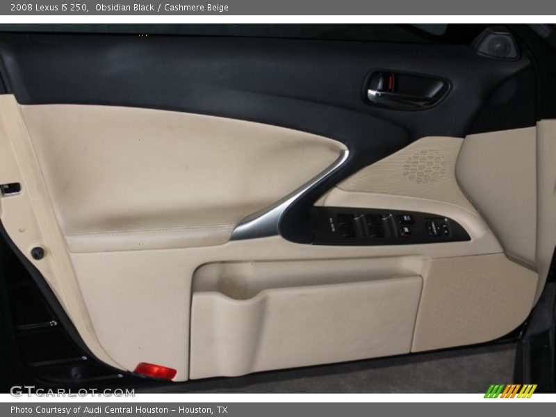 Obsidian Black / Cashmere Beige 2008 Lexus IS 250