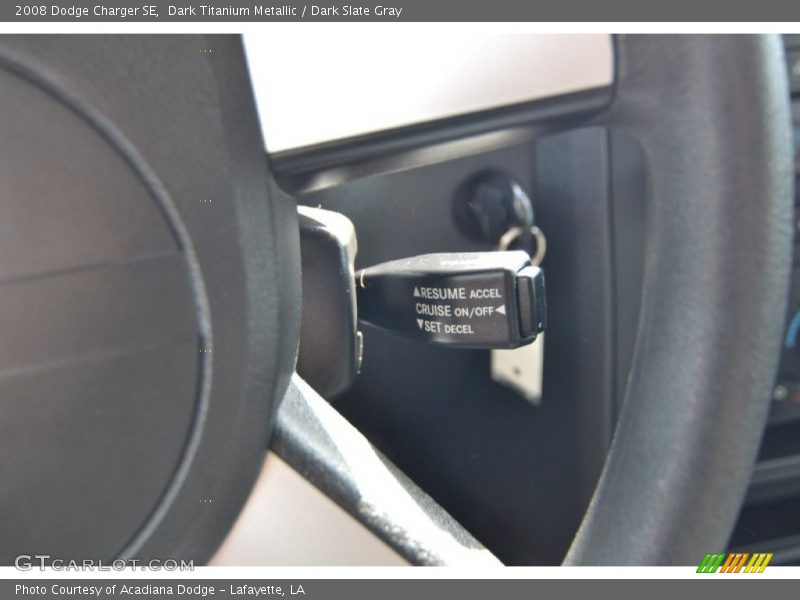 Dark Titanium Metallic / Dark Slate Gray 2008 Dodge Charger SE