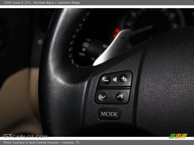 Obsidian Black / Cashmere Beige 2008 Lexus IS 250